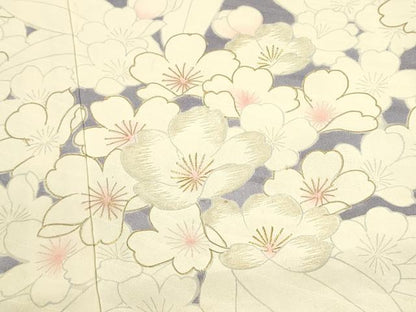 平和屋着物■豪華振袖　刺繍　枝花文　金彩　正絹　逸品　DABL0023qp