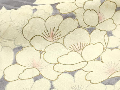 平和屋着物■豪華振袖　刺繍　枝花文　金彩　正絹　逸品　DABL0023qp