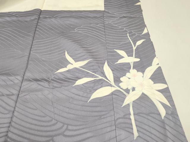 平和屋着物■豪華振袖　刺繍　枝花文　金彩　正絹　逸品　DABL0023qp