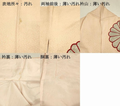 平和屋着物■中国三大刺繍　相良刺繍　駒刺繍　振袖　絞り　舞菊文　金銀糸　正絹　逸品　DABL0028qp