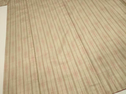 平和屋着物■上質な紬　間道　正絹　逸品　DABL0070qp