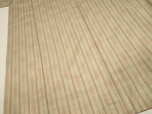 平和屋着物■上質な紬　間道　正絹　逸品　DABL0070qp