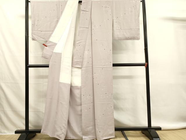 平和屋着物■上質な小紋　亀甲花文　正絹　逸品　DABL0077qp
