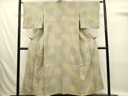 平和屋着物■上質な小紋　作家物　霞文　暈し染め　正絹　逸品　DABL0082qp