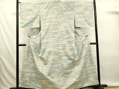 平和屋着物■上質な紬　抽象文　ますいわ屋扱い　正絹　逸品　未使用　DABL0097qp