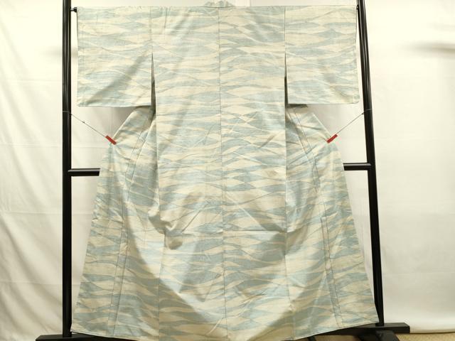 平和屋着物■上質な紬　抽象文　ますいわ屋扱い　正絹　逸品　未使用　DABL0097qp