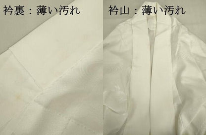 平和屋着物■長襦袢　無双仕立て　流水花地紋　洗える着物　DABL0529ya