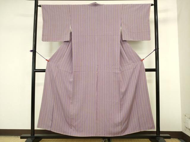 平和屋着物■上質な小紋　間道　正絹　逸品　DABL0535ya