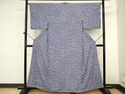 平和屋着物■上質な小紋　小花尽くし　正絹　逸品　未使用　DABL0536ya