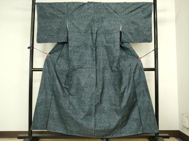 平和屋着物■本場大島紬　9マルキ　風景文　正絹　逸品　未使用　DABL0544ya