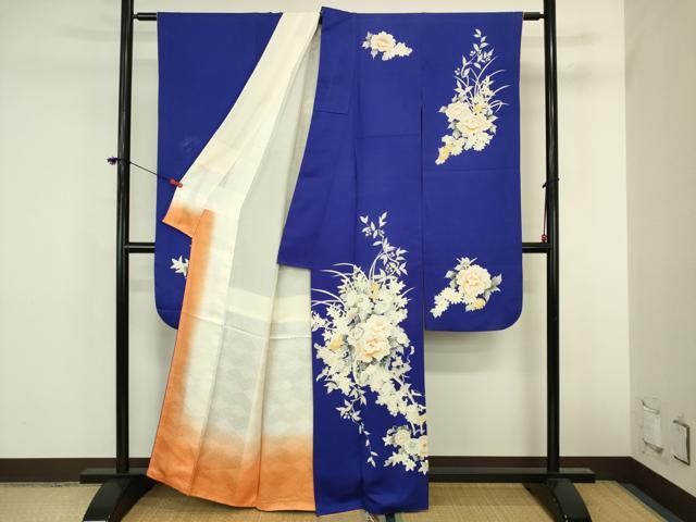 平和屋着物■豪華振袖　花車文　正絹　逸品　DABL0545ya
