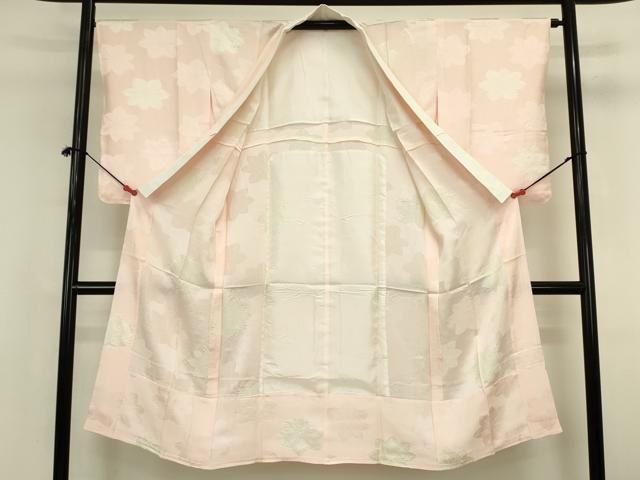 平和屋着物■長襦袢　無双仕立て　絞り　舞楓文　正絹　逸品　DABL0546ya