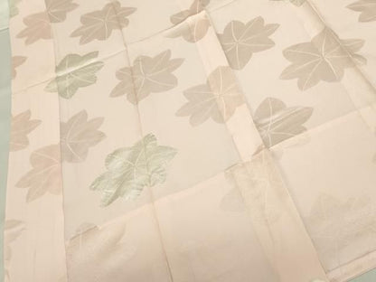 平和屋着物■長襦袢　無双仕立て　絞り　舞楓文　正絹　逸品　DABL0546ya