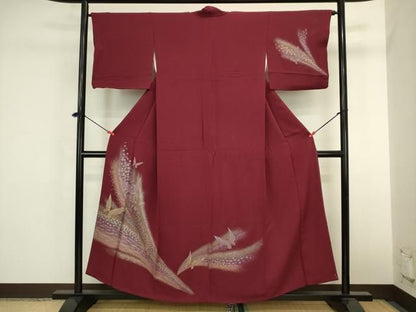 平和屋着物■訪問着　舞蝶花文　鈴乃屋扱い　正絹　逸品　DABL0560ya
