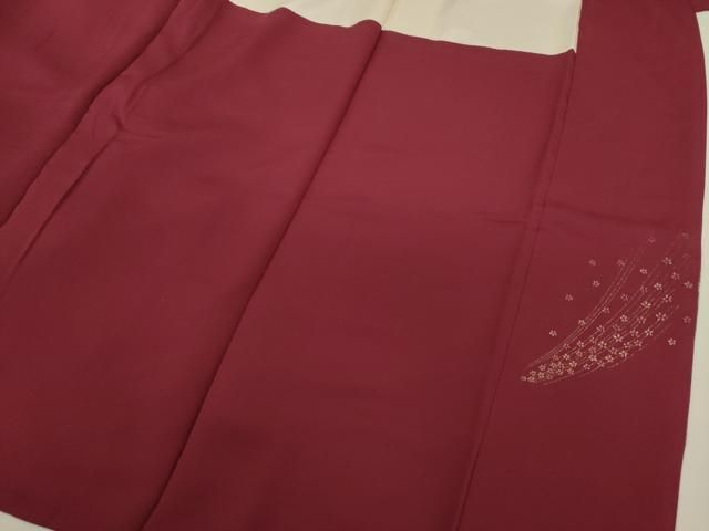 平和屋着物■訪問着　舞蝶花文　鈴乃屋扱い　正絹　逸品　DABL0560ya