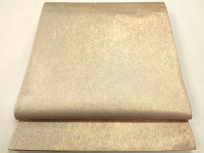 平和屋着物◎太鼓柄袋帯　霞文　金彩　引箔　正絹　逸品　DABL0623ya