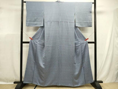 平和屋着物■上質な小紋　小花尽くし　正絹　逸品　DABL0639ya