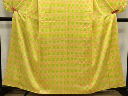 平和屋着物■上質な小紋　抽象文様　正絹　逸品　DABL0652ya