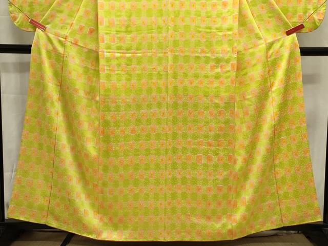 平和屋着物■上質な小紋　抽象文様　正絹　逸品　DABL0652ya