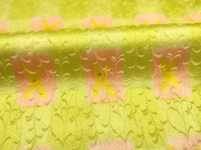 平和屋着物■上質な小紋　抽象文様　正絹　逸品　DABL0652ya