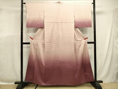 平和屋着物■訪問着　霞文　暈し染め　鈴乃屋扱い　正絹　逸品　DABL0659ya