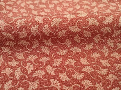 平和屋着物■江戸小紋　銀杏尽くし　鬼しぼ縮緬　正絹　逸品　DABL0673ya