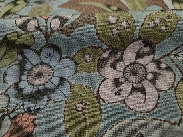 平和屋着物■上質な小紋　辻が花　正絹　逸品　DABL0704ya