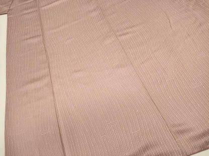 平和屋着物■上質な小紋　変わり間道　金彩　正絹　逸品　DABL0710ya