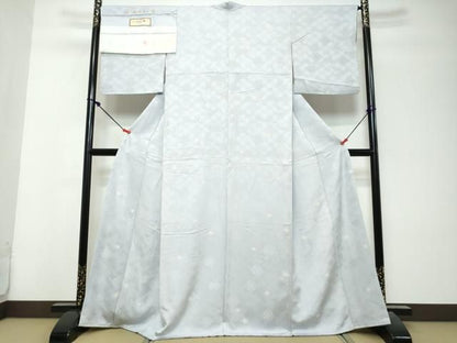 平和屋着物●皇室献上作家　北出与三郎　訪問着　舞葉文　証紙付き　正絹　逸品　DABL1007ud