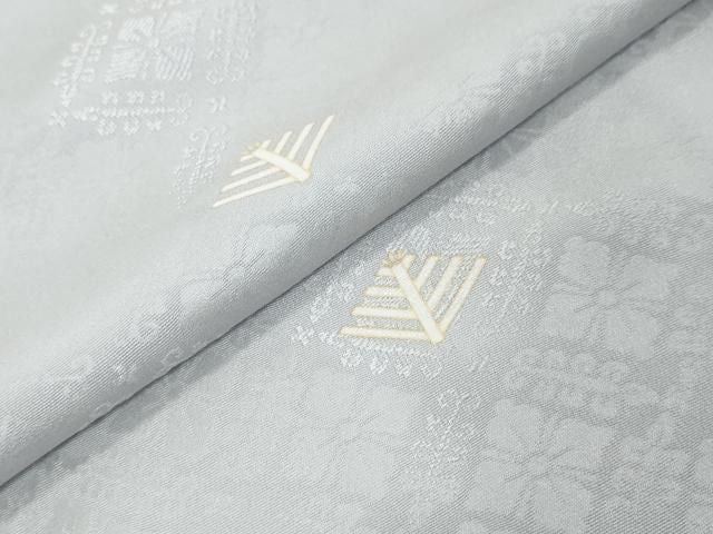 平和屋着物●皇室献上作家　北出与三郎　訪問着　舞葉文　証紙付き　正絹　逸品　DABL1007ud