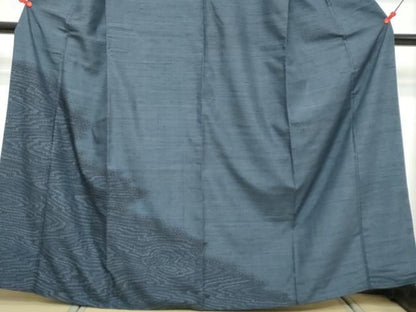 平和屋着物●訪問着　紬地　流水文　正絹　逸品　DABL1015ud