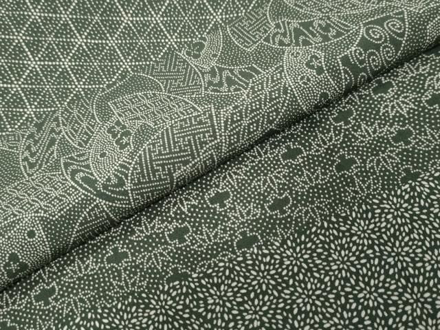 平和屋着物●小森谷輝二　江戸小紋　百柄　横段吉祥文　正絹　逸品　未使用　DABL1026ud