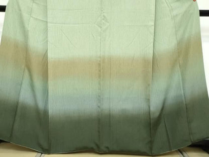 平和屋着物●訪問着　霞文　暈し染め　正絹　逸品　DABL1030ud