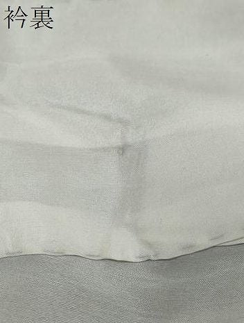 平和屋着物●上質な紬　舞蝶文　ロング丈　正絹　逸品　DABL1031ud