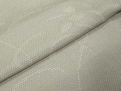 平和屋着物●本塩沢　110亀甲　草花文　正絹　逸品　DABL1038ud