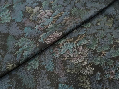 平和屋着物●本場大島紬　9マルキ　樹林文　正絹　逸品　DABL1051ud