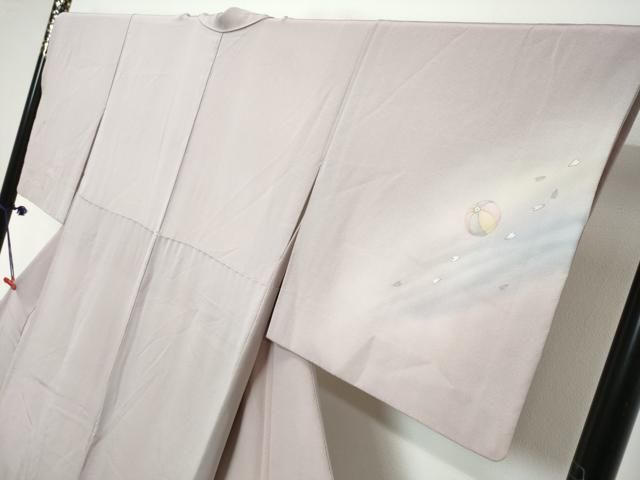 平和屋着物●日本画家　濡れ描き友禅作家　高橋峰陵　訪問着　手書き　童子遊び　暈し染め　さが美扱い　正絹　逸品　DABL1053ud