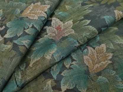 平和屋着物●本場大島紬　9マルキ　草花間道　ますいわ屋扱い　正絹　逸品　未使用　DABL1068ud