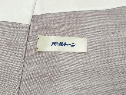 平和屋着物●結城紬　訪問着　総刺繍　流水鴛鴦文　証紙付き　正絹　逸品　DABL1072ud