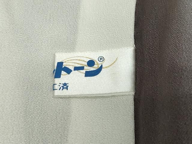 平和屋着物●上質な紬　舞桜文　正絹　逸品　DABL1075ud