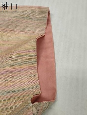 平和屋着物●上質な紬　霞文　正絹　逸品　DABL1090ud