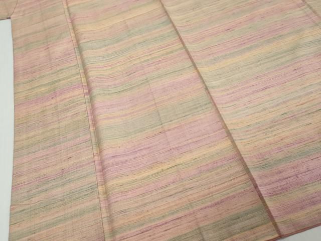 平和屋着物●上質な紬　霞文　正絹　逸品　DABL1090ud