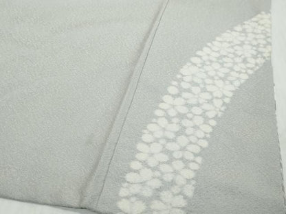 平和屋着物●十日町　名門　滝泰謹製　中国三大刺繍　相良刺繍　訪問着　駒刺繍　舞花文　金銀糸　正絹　逸品　DABL1104ud