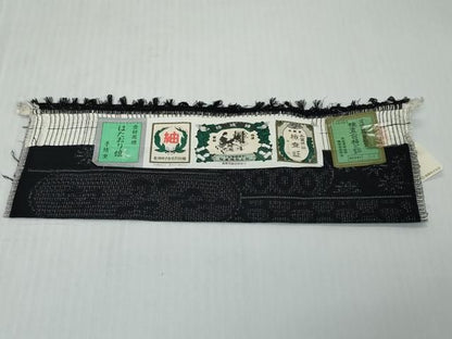 平和屋着物●結城紬　奥順　はたおり娘　80亀甲　吉祥草花文　証紙付き　正絹　逸品　未使用　DABL1113ud