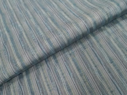 平和屋着物●よねざわ新田　真綿手引紬　流れ　証紙付き　正絹　逸品　DABL1116ud
