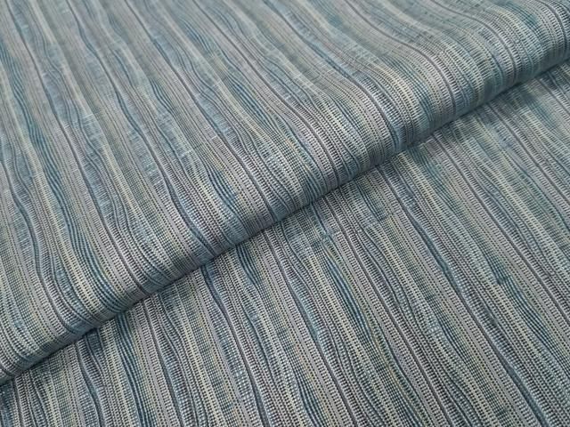 平和屋着物●よねざわ新田　真綿手引紬　流れ　証紙付き　正絹　逸品　DABL1116ud