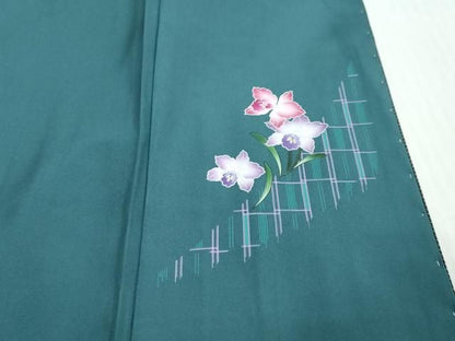 平和屋着物●本場大島紬　9マルキ　古代染色純泥染　抽象文様　やまと誂製　生島正則作　証紙付き　正絹　逸品　未使用　DABL1119ud