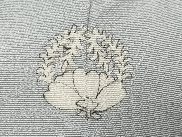 平和屋着物●訪問着　草花文　暈し染め　金彩　正絹　逸品　DABL1153ud