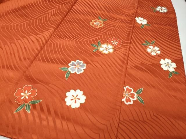平和屋着物●豪華振袖　駒刺繍　花蝶文　金彩　正絹　逸品　DABL1163ud