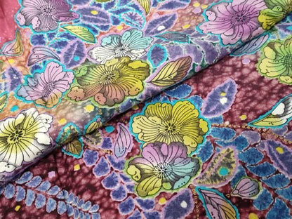 平和屋着物●豪華振袖　作家物　辻が花　金彩　正絹　逸品　DABL1164ud